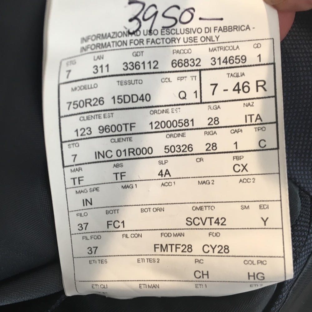 BRAND NEW Tom Ford Spencer Blazer. Wool/silk. 36. - Picture 7 of 8